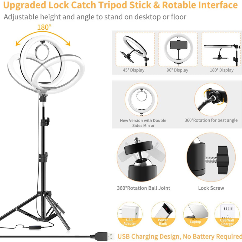 16/26/33cm Selfie Ring Light P - Photography Lighting Description review and price