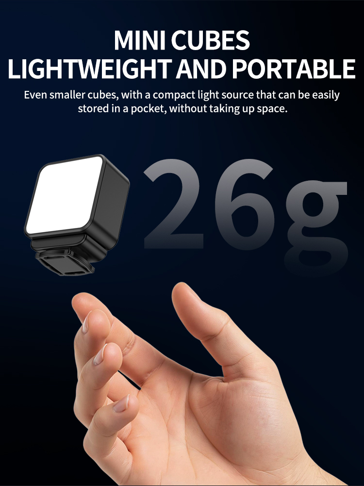 Magnetic Mini LED Video Light, - Photography Lighting Description review and price