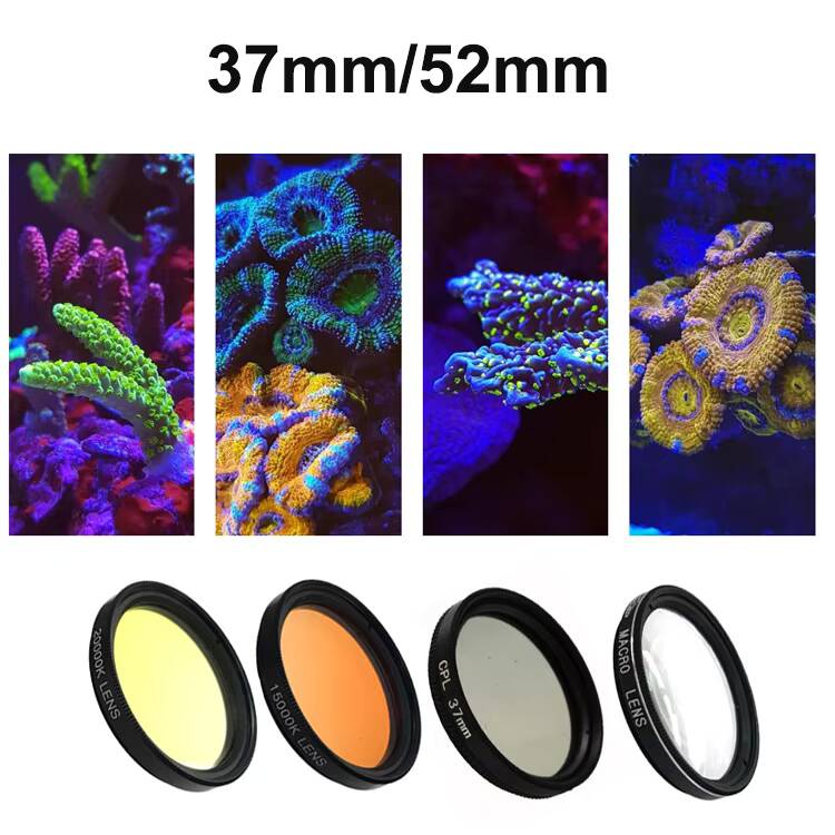 37mm 52mm 6 In1/4in1/for Blue  - Photography Mobile Lighting review and price