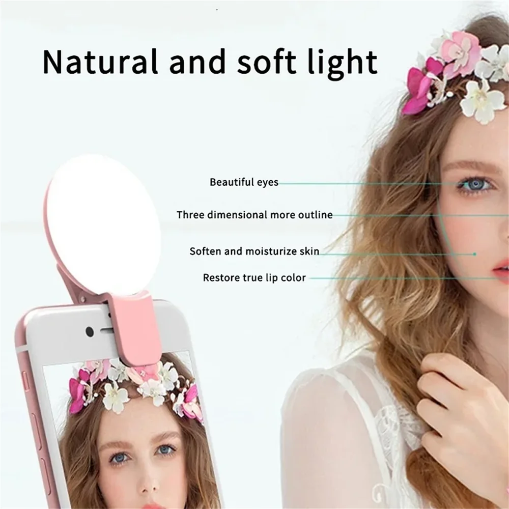 Portable Mini Selfie Ring Ligh - Photography Lighting Game review and price