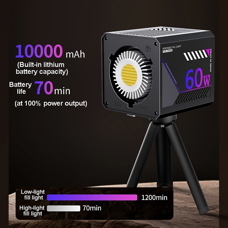 60W RGB Video Light Portable L - Photography Lighting Handheld review and price