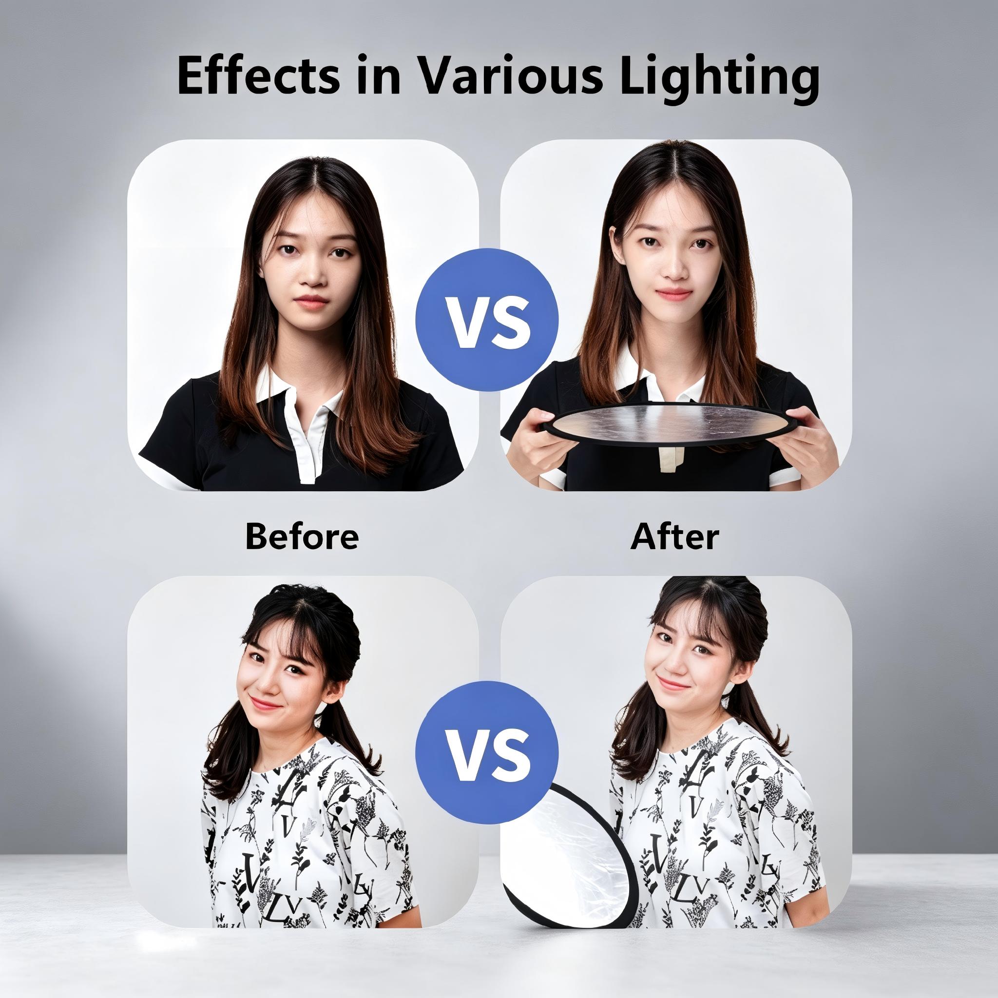 Photography Reflector 2 In 1 L - Photography Lighting Kit Portable review and price