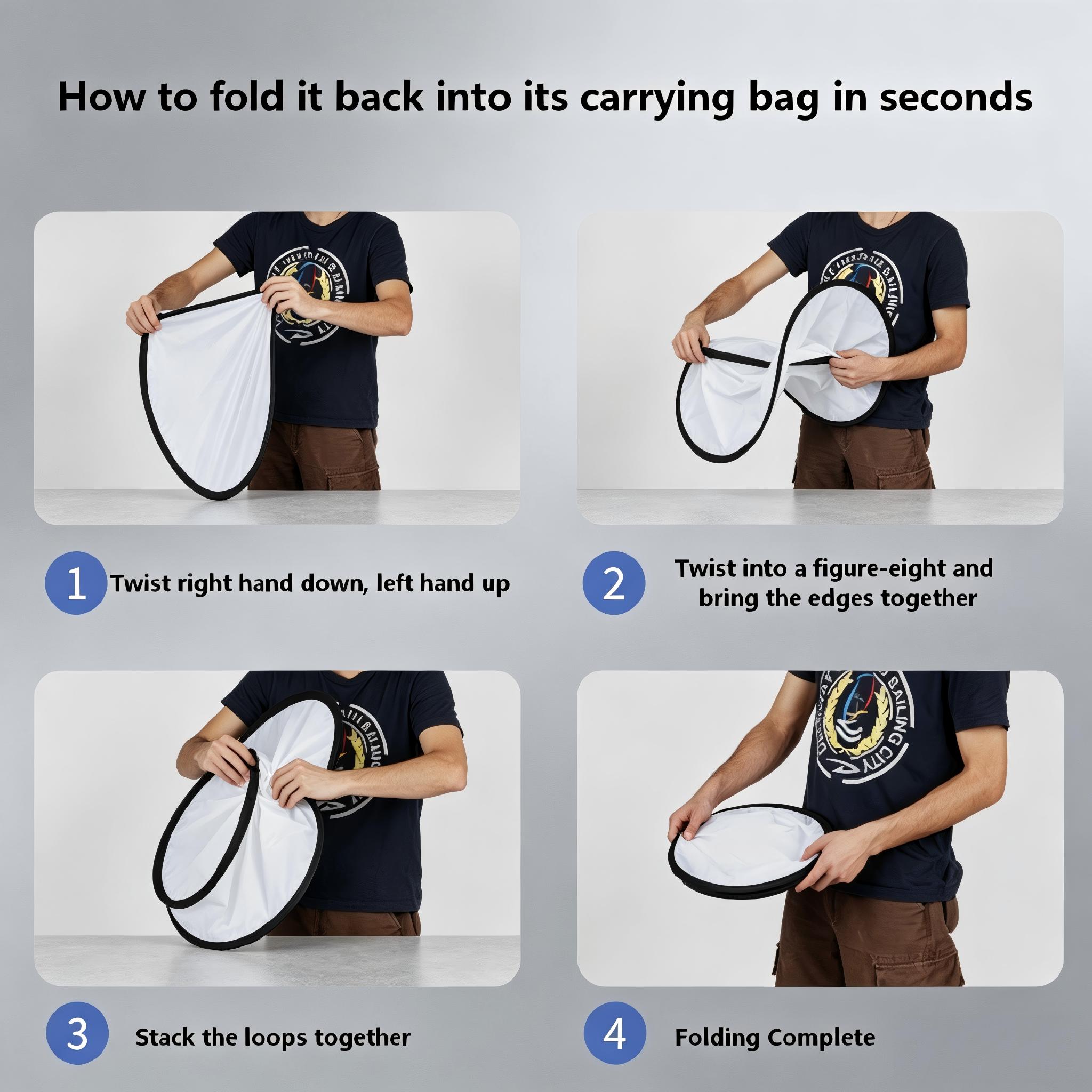 Photography Reflector 2 In 1 L - Photography Lighting Kit Portable review and price