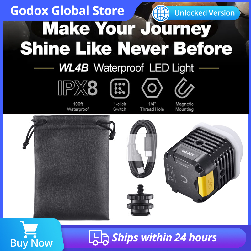 in Stock Godox WL4B 5600K Wate - Photography Mobile Lighting review and price